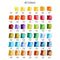 Pixeron Watercolor Paint Set | 42 Assorted Colors, Foldable and Portable Pocket Size