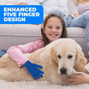Petnician Gentle Pet Grooming Shedding Massage Brush Glove