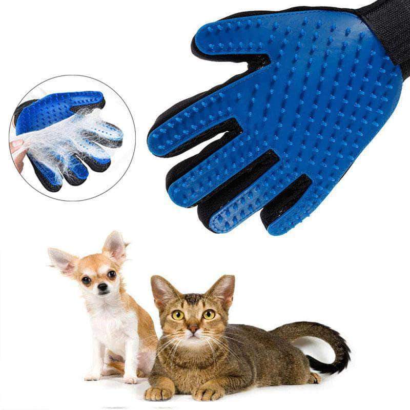 Pexmon 1pc Pet Grooming Glove | Hair Remover Brush, Gentle DeShedding for Cats & Dogs - Ooala