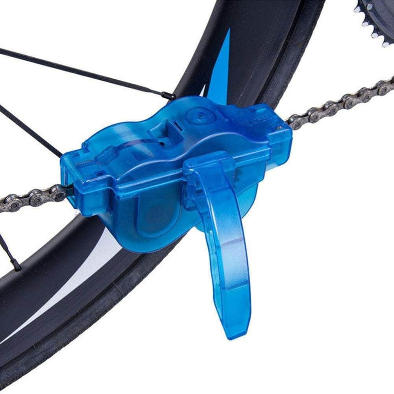 Physiqo Bike Chain Cleaning Tool Scrubber with 2Pcs Bicycle Cleaning Brush