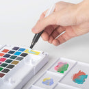Pixeron Portable Watercolor Paint Set, 36 Assorted Colors for Artists, Beginners, and Students