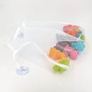 Playeroo Hanging Organizer Bathroom Mesh Bag, Toys Storage Suction Cup Bag