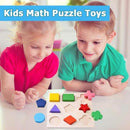 Puzzlebee Wooden Math Bricks Puzzle | Educational Game for Preschool - Ooala