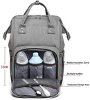 Rattleroll USB Diaper Baby Care Large Capacity Mom Backpack Maternity Wet Waterproof Bag - Ooala