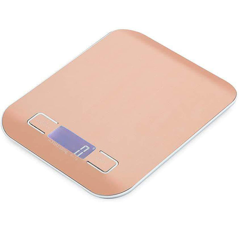 SassyChai 5kg Stainless Steel Digital Weighing Kitchen Scale | Grams and Oz for Baking and Cooking - Ooala