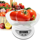 Scaled 5Kg/1g LCD Digital Display Kitchen Scale Electronic Weight Balance Food Diet Scale