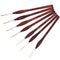 SolidStroke 7-pcs Professional Paint Brush Set for Miniature Painting - Ooala