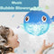 Squee Bubble Machine Bath Toy | Whale Automatic Bubble Maker with Music