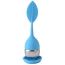 TEAXIE Tea Infuser Filter Stainless Steel Tea Ball Strainer with Leaf shaped Silicone Handle - Ooala