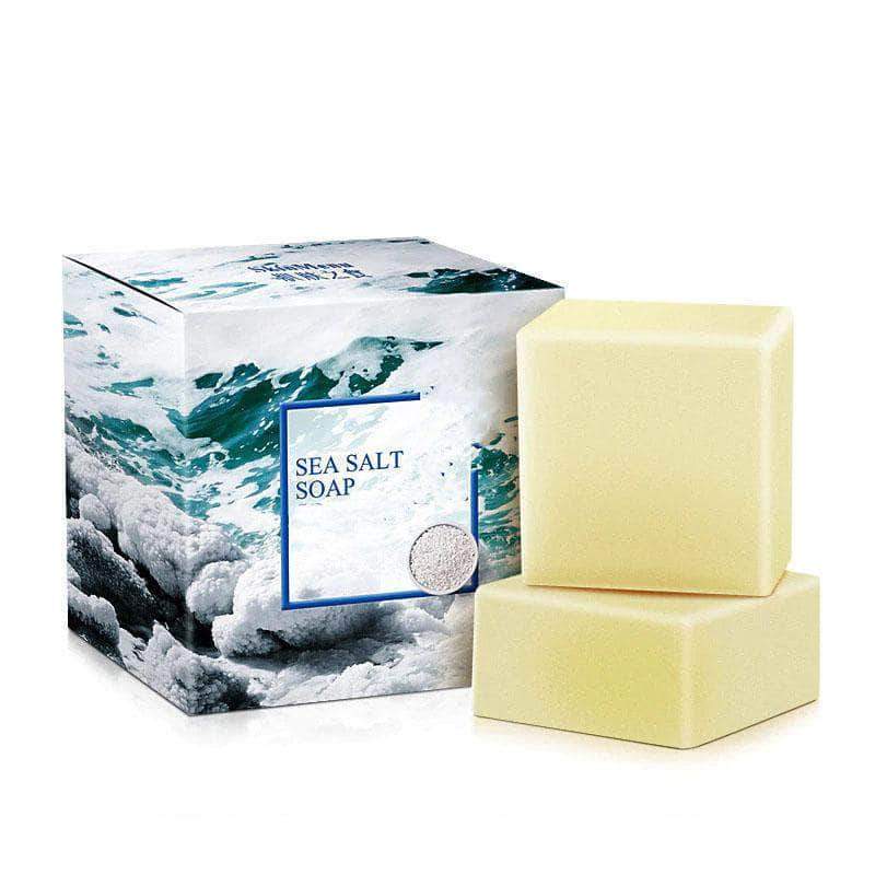 Theoup Sea Salt Bar Soap Treatment Against Acne and Other Skin Problems 100g