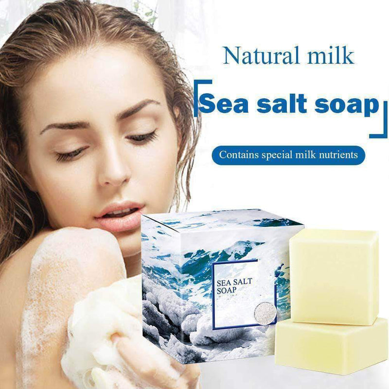Theoup Sea Salt Bar Soap Treatment Against Acne and Other Skin Problems 100g