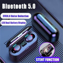 U-cord Bluetooth 5.0 Wireless Earbuds  | Stereo Sport in-Ear Headphones | 2000MAh Power Bank Headset - Ooala