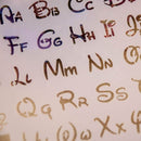 Unics Reusable Alphabet Letter Stencil Template for Scrapbooking