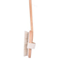 Vaintage Bath Body Brush Natural Bristles Back Scrubber With Long Wooden Handle For Exfoliating - Ooala