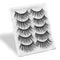 Velvery High Volume 3D False Eyelashes, Long and Thick, 5 Pairs