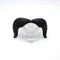 Viaxos Mustache Baby Pacifier | Silicone Nipple Teething Toy | Black