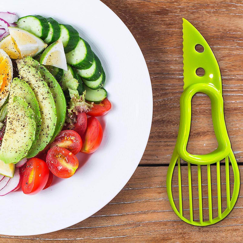 CowRepe 3-in-1 Avocado Slicer | Quick All-In-One Tool for Slicing & Cutting Avocados