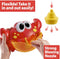 Yodie Crab Bath Toy Bubble  Maker Machine w/ 12 Soft Melodies