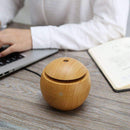ZirCon USB Aroma Humidifier, Essential Oil Diffuser with 7 Color Change LED Night Light, Light Wood - Ooala
